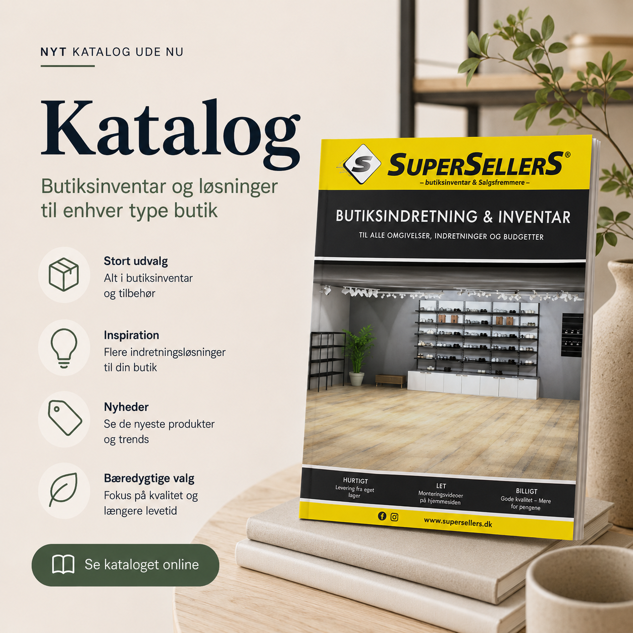 Temaopdelte PDF-kataloger til butiksinventar – SuperSellerS
