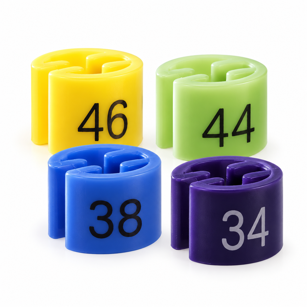 Hanger marker. Mini tag Size 34, 100 pcs. BLUE