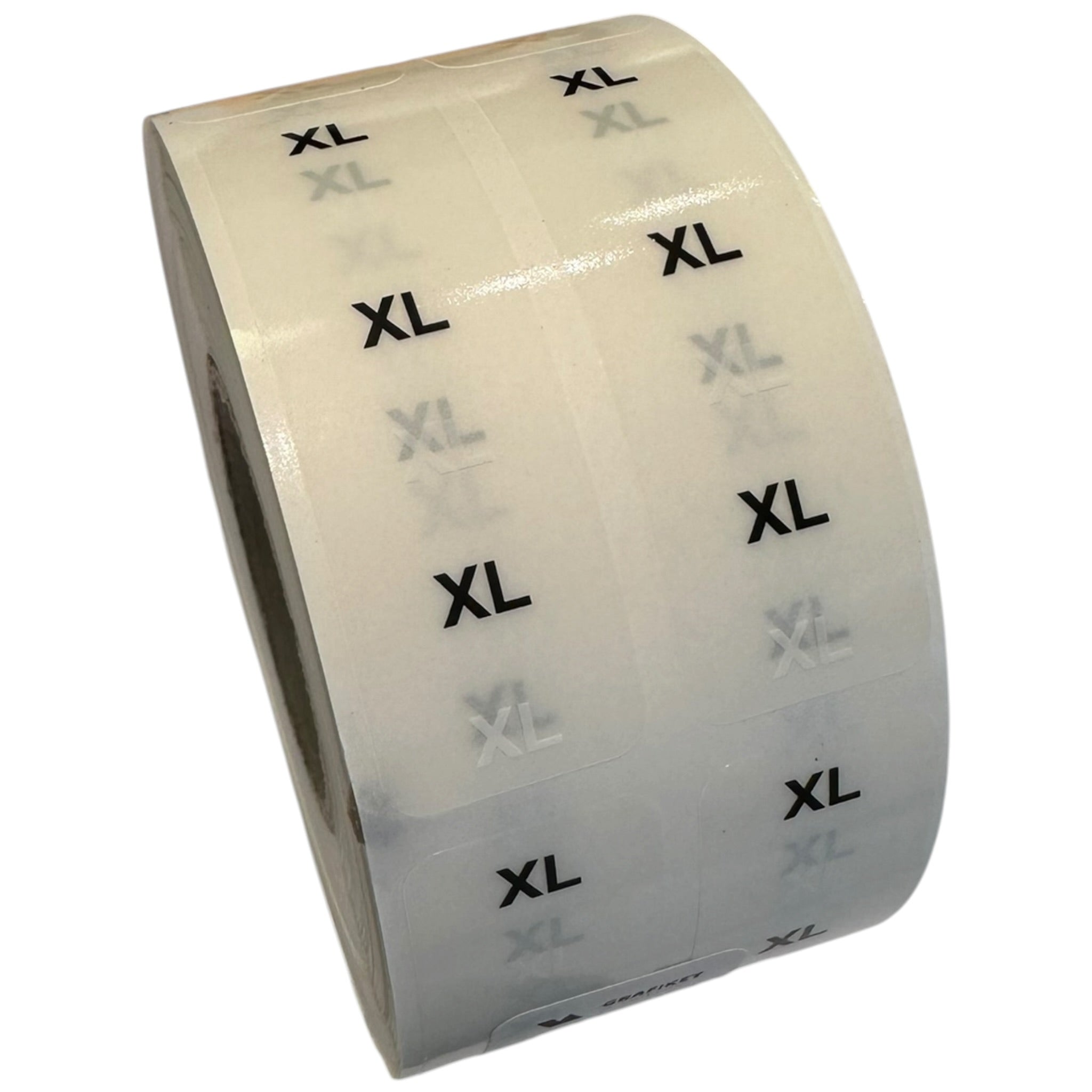 Size labels 1,000 pcs per roll. Select size