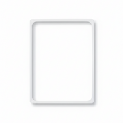 Plastic frame, A4, white