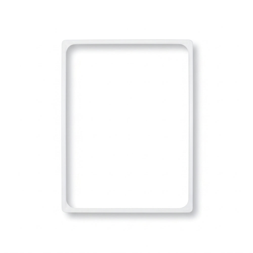 Plastic frame, A4, white