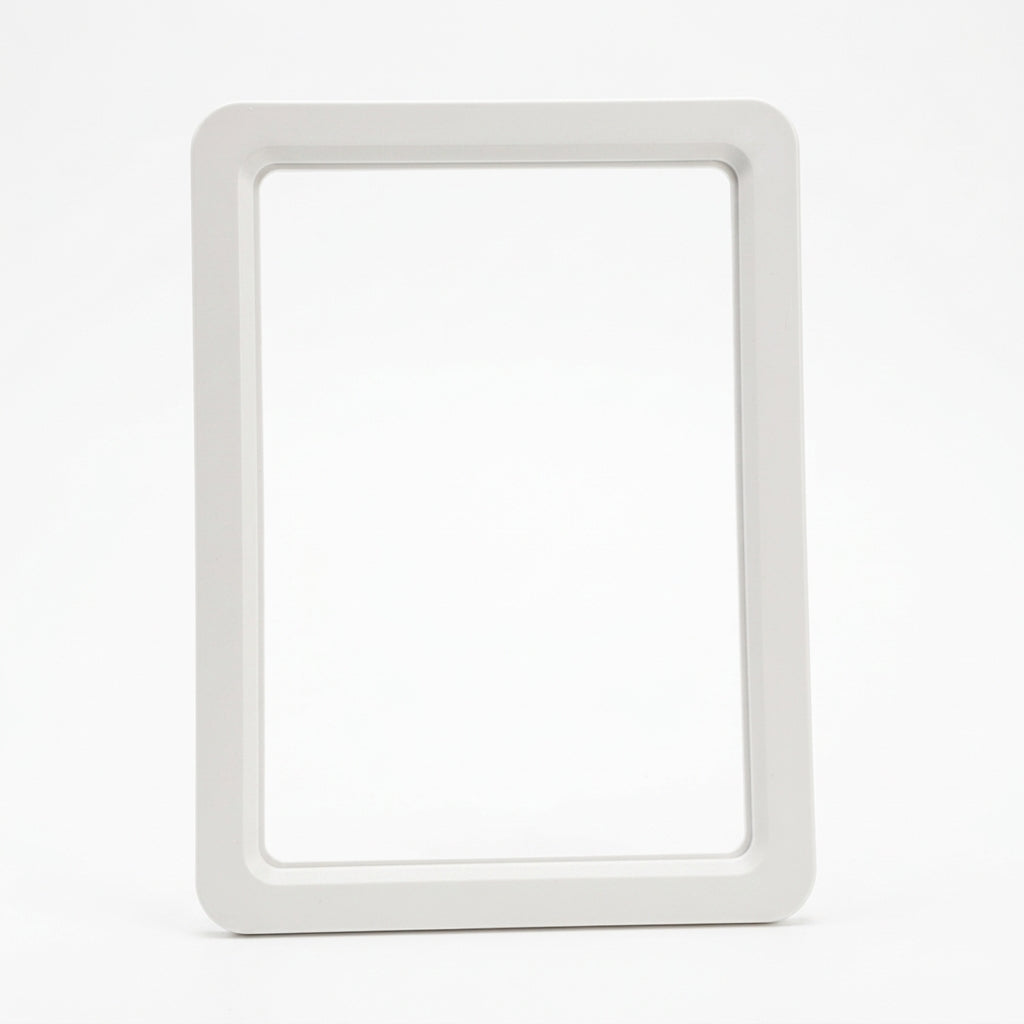 Plastic frame, A6, white