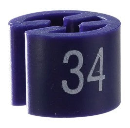 Hanger markers, see sizes and colors - 25 identical per bag