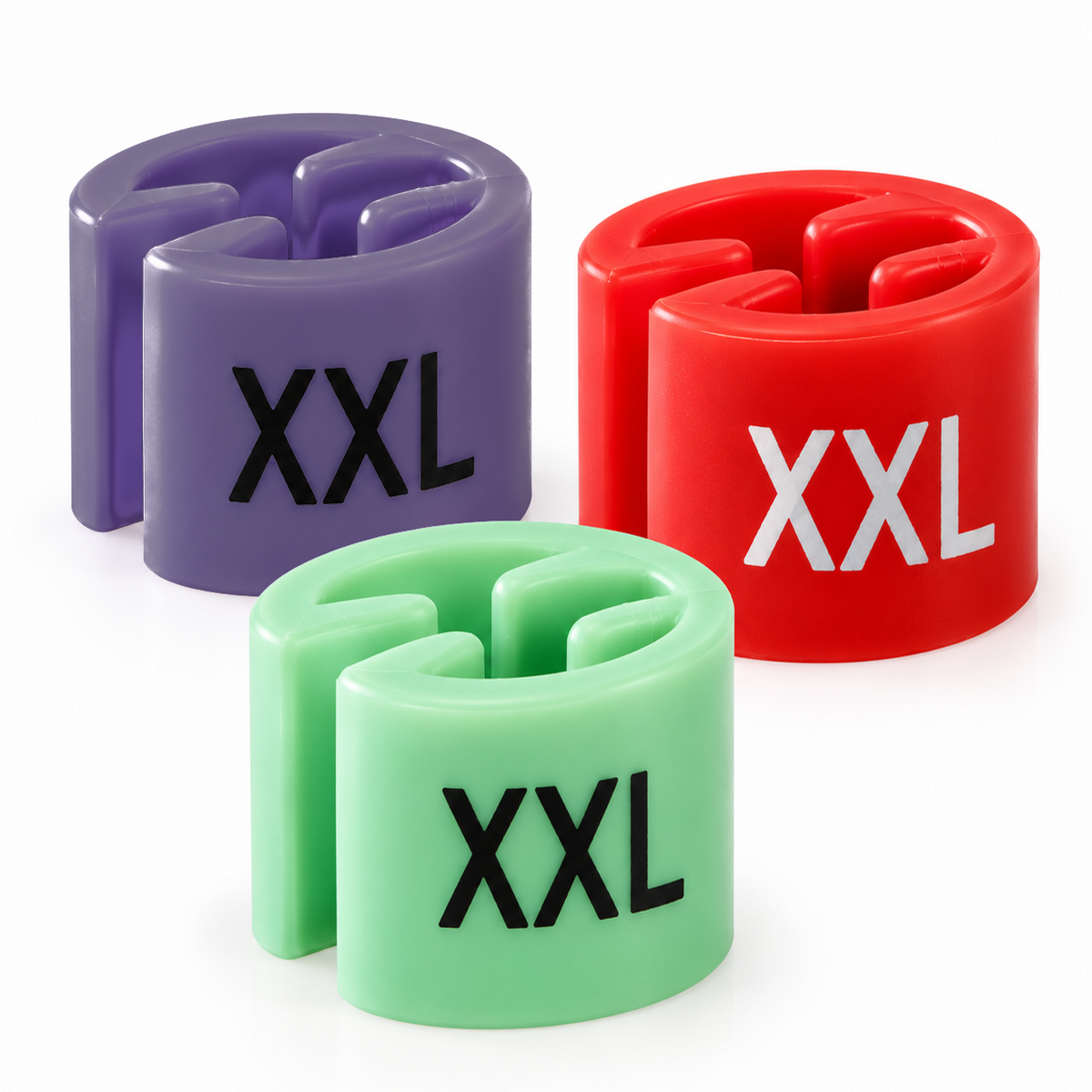 Hanger marker. Mini tag Size XXL, 100 pcs. Choose color