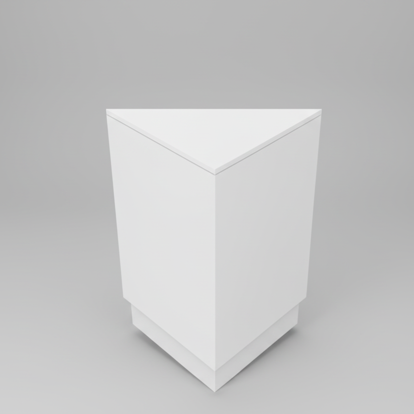 Basis hjørnedisk 60 x 60 x H96 cm