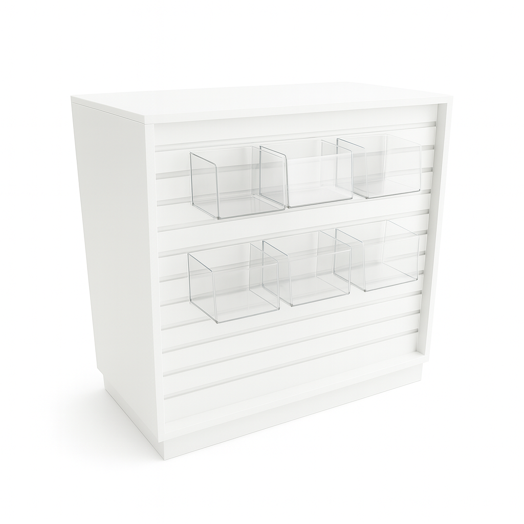 Frame-disk. Bred modul, hvid. B110