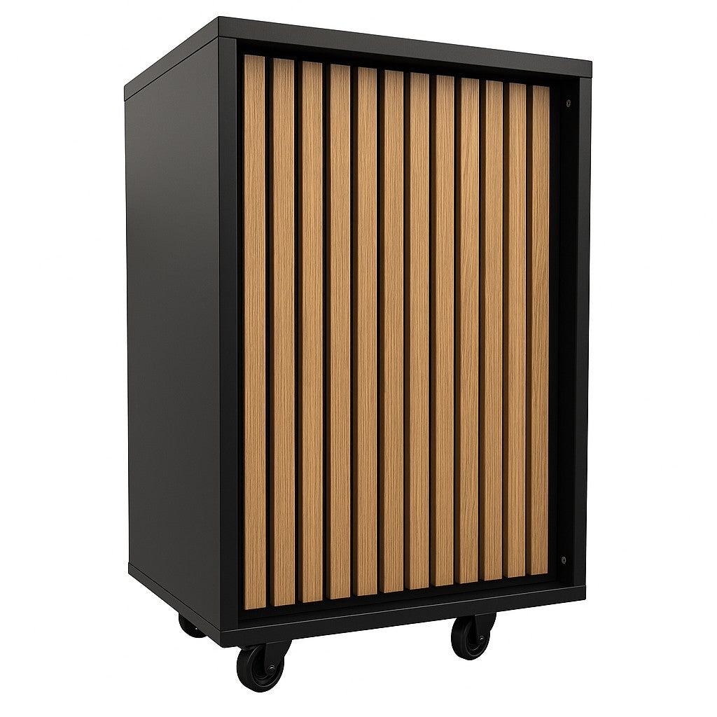 Frame-disk. Slim module, black. B55 - Acoustic panel front
