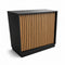 Frame-disk. Wide module, black. B110 - Acoustic front panel