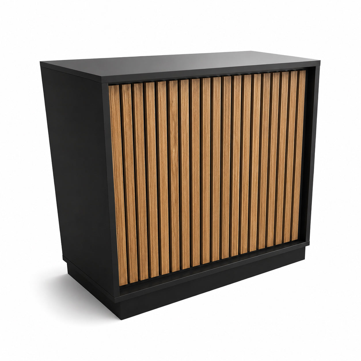 Frame-disk. Wide module, black. B110 - Acoustic front panel