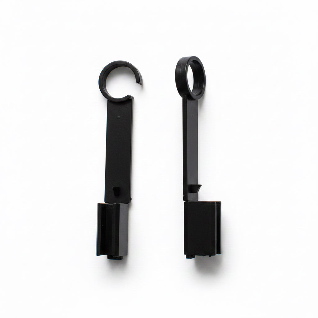 Hook clips for plastic sign frame. See and choose colors