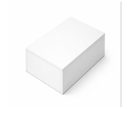 Hvidt melaminpodie 50 x 40 x H20 cm