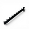 Angled front hanger for grid. Black - 35 cm