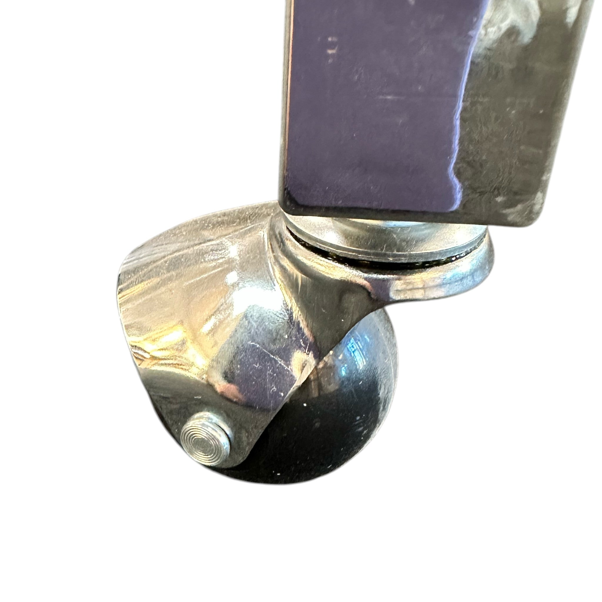 Spacey konfektions- / tøjstativ med hjul, krom.