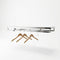 HAPPY! Shelf with hanging rod & 2 front hangers