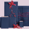 Gift bag, kraft paper, blue, pack of 250 pcs, 7 x H12 cm