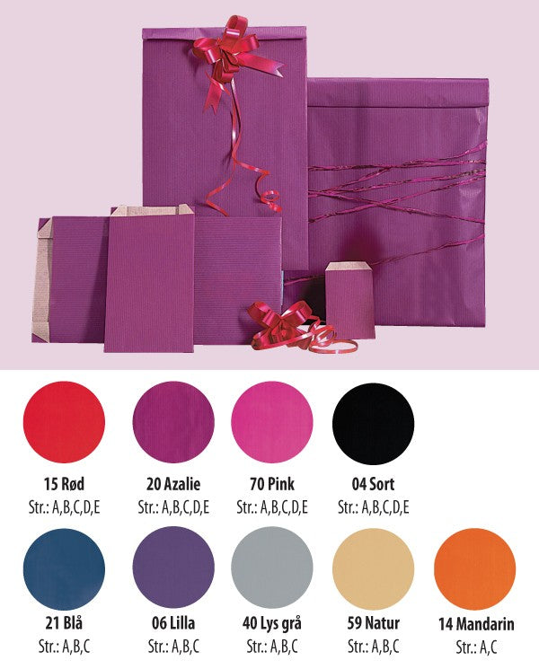 Gift bag, kraft paper, natural, pack of 250 pcs., 7 x H12 cm