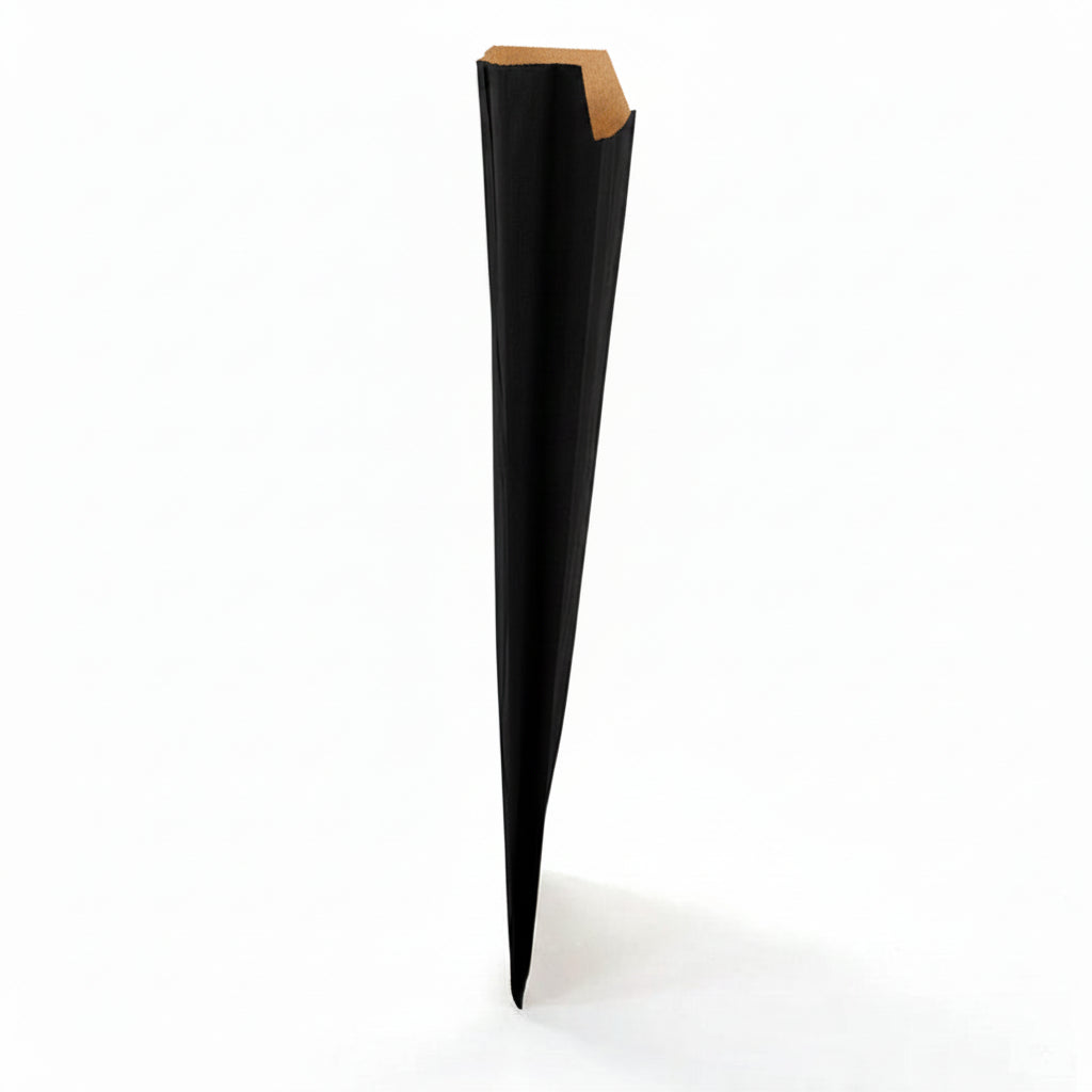 Gift bag, kraft paper, black, pack of 250 pcs., 7 x H12 cm