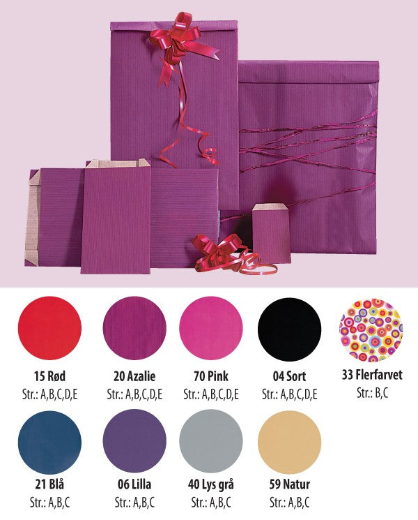 Gift bag, kraft paper, black, pack of 250 pcs., 12 x 4 x H20 cm