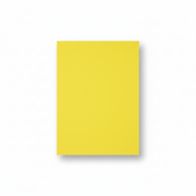 Sign paper, unprinted, A3, yellow, pack of 25 pcs.