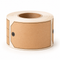 Manilla label, self-adhesive - brown kraft