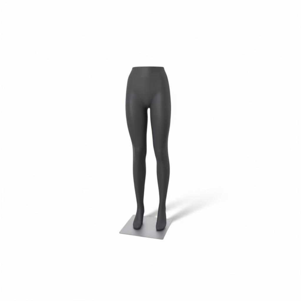 5100 women's torso, legs. Mannequin lower body. Black