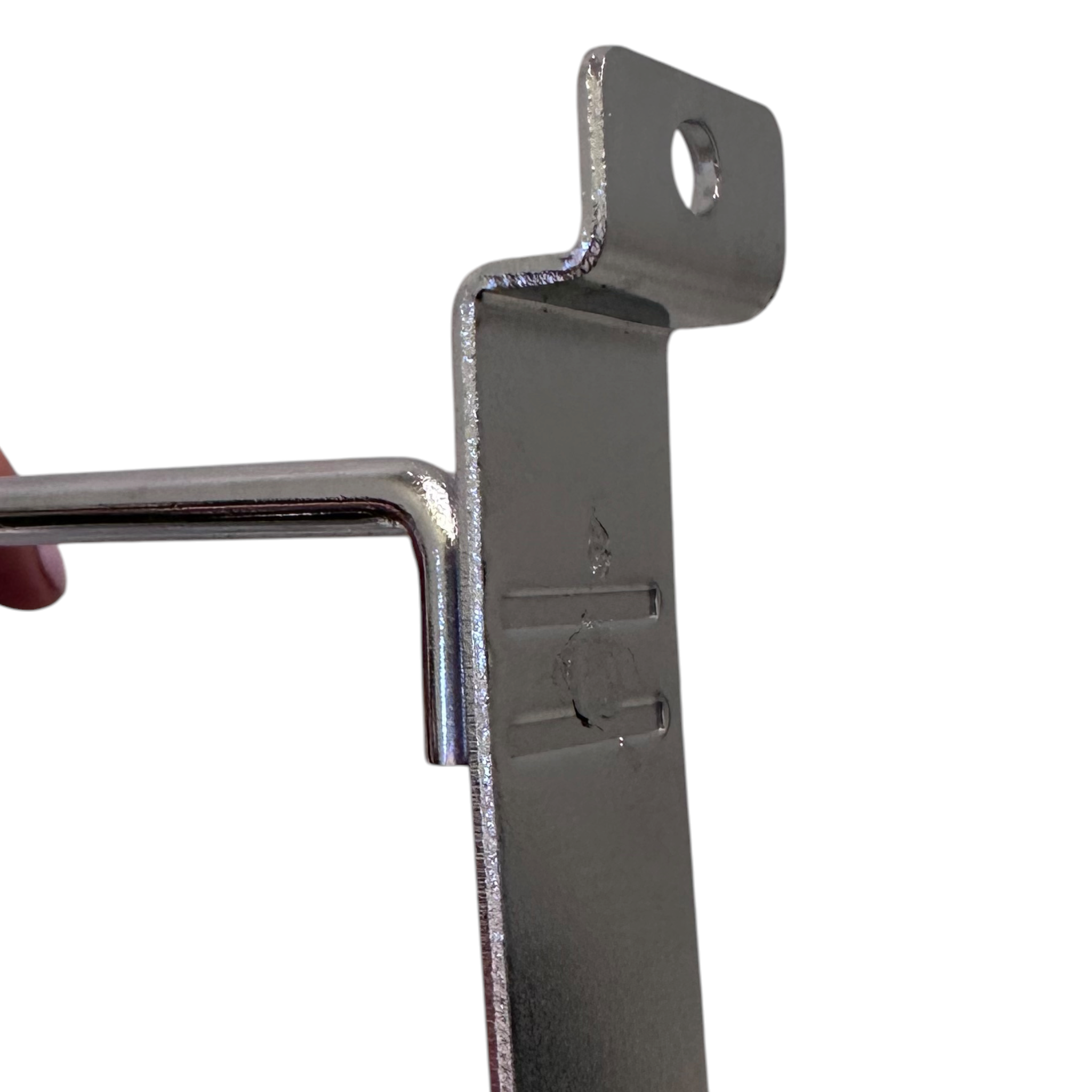 Euro hook for panel, chrome, 10 cm
