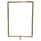 Sign frame, A3, metal, chrome