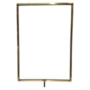 Sign frame, A3, metal, chrome