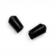 End caps for black, Ø 4 mm. Fits e.g. on metal clamp hangers.