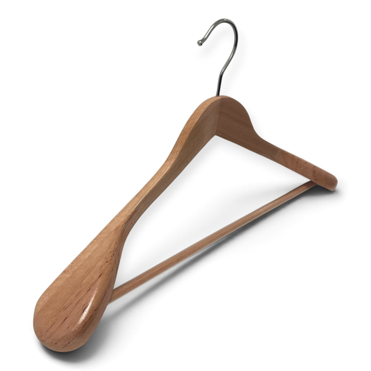 Coat hanger, angled. Natural - W 45 cm.