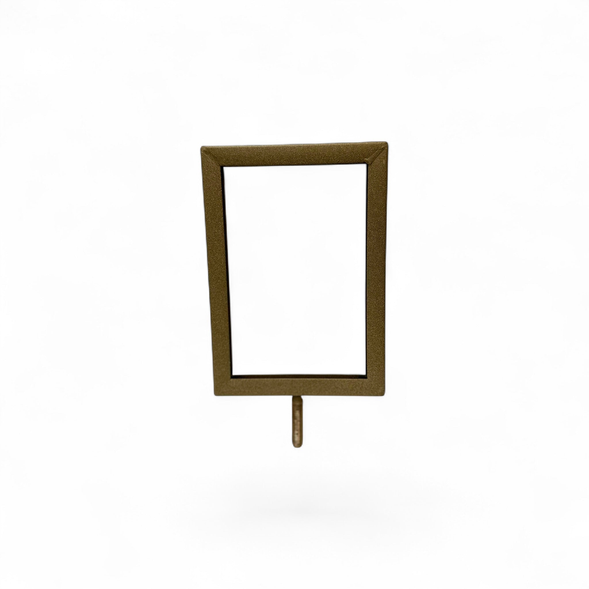 Sign frame, A6, metal, titanium.