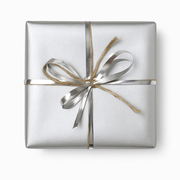 Gift wrap B 50 cm. Silver kraft paper. 100 m.