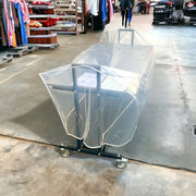 Rain cover for street table - L10 - clear plastic