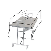 Rain cover for street table - L10 - clear plastic