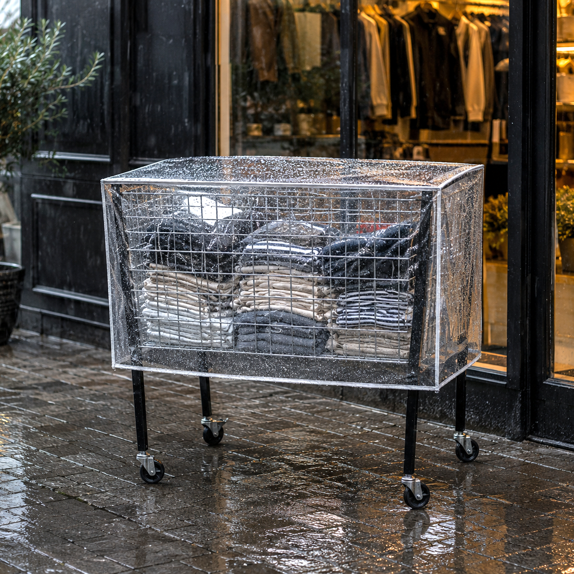 Rain cap for Boxer II - clear plastic