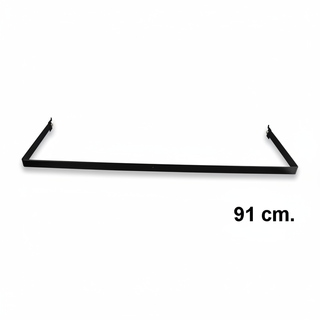 U-bar rod (91 cm) - black - Superskinne
