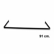 U-bar rod (91 cm) - black - Superskinne
