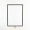 Sign frame, A3, metal, titanium