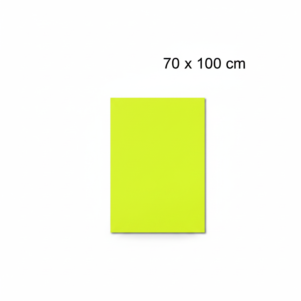 Sign paper 70 x 100 cm - Neon yellow
