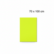 Sign paper 70 x 100 cm - Neon yellow