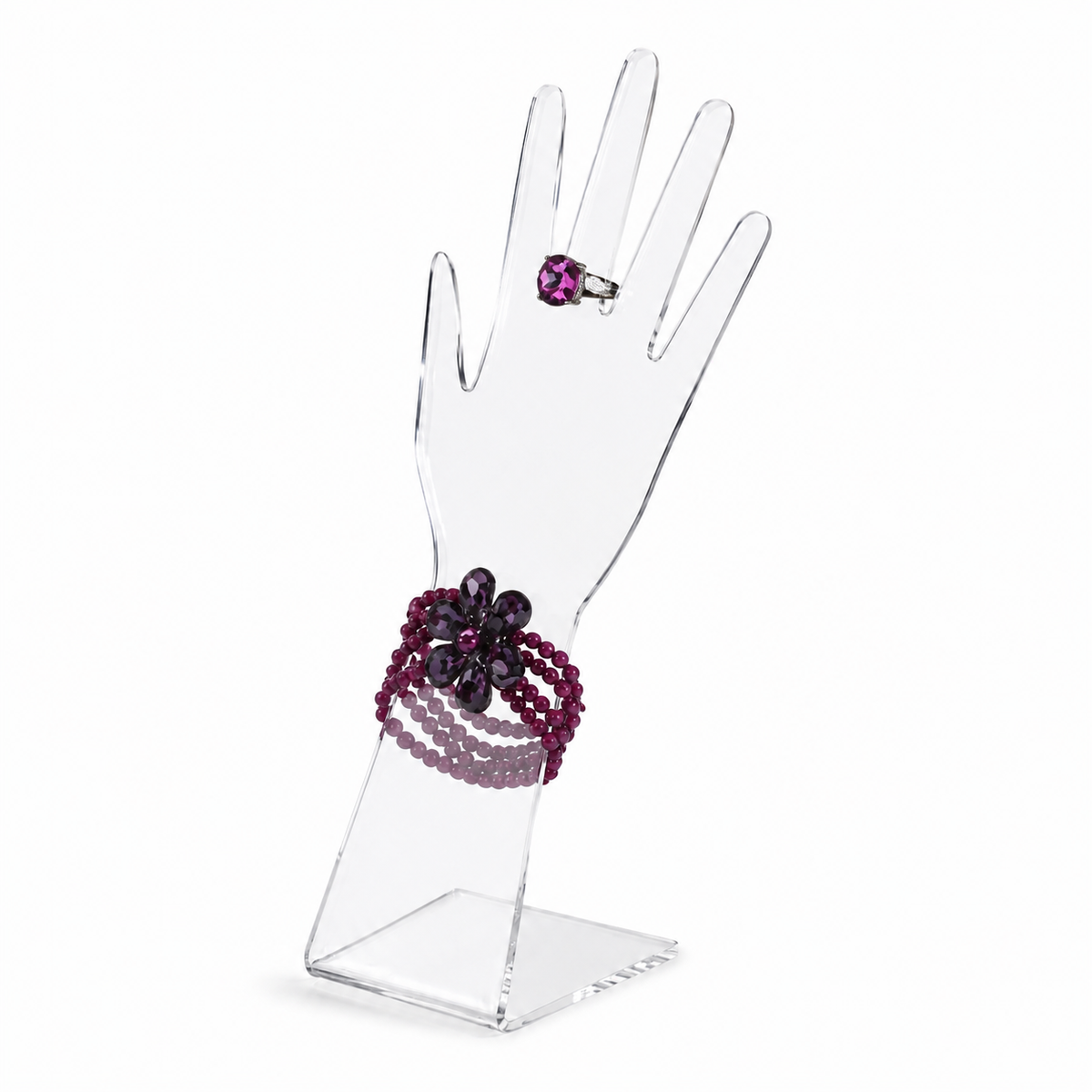 Hand display, right, clear acrylic, H33 cm