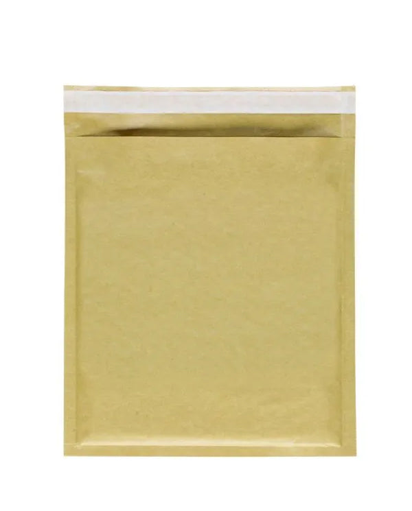 Mailing envelopes with bubble wrap, brown kraft, pack of 100 pcs., 27 x 36 cm.