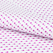Silkepapir med pink prikker, 100 ark