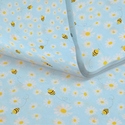 Tissue paper - 100 sheets - with bees and flowers