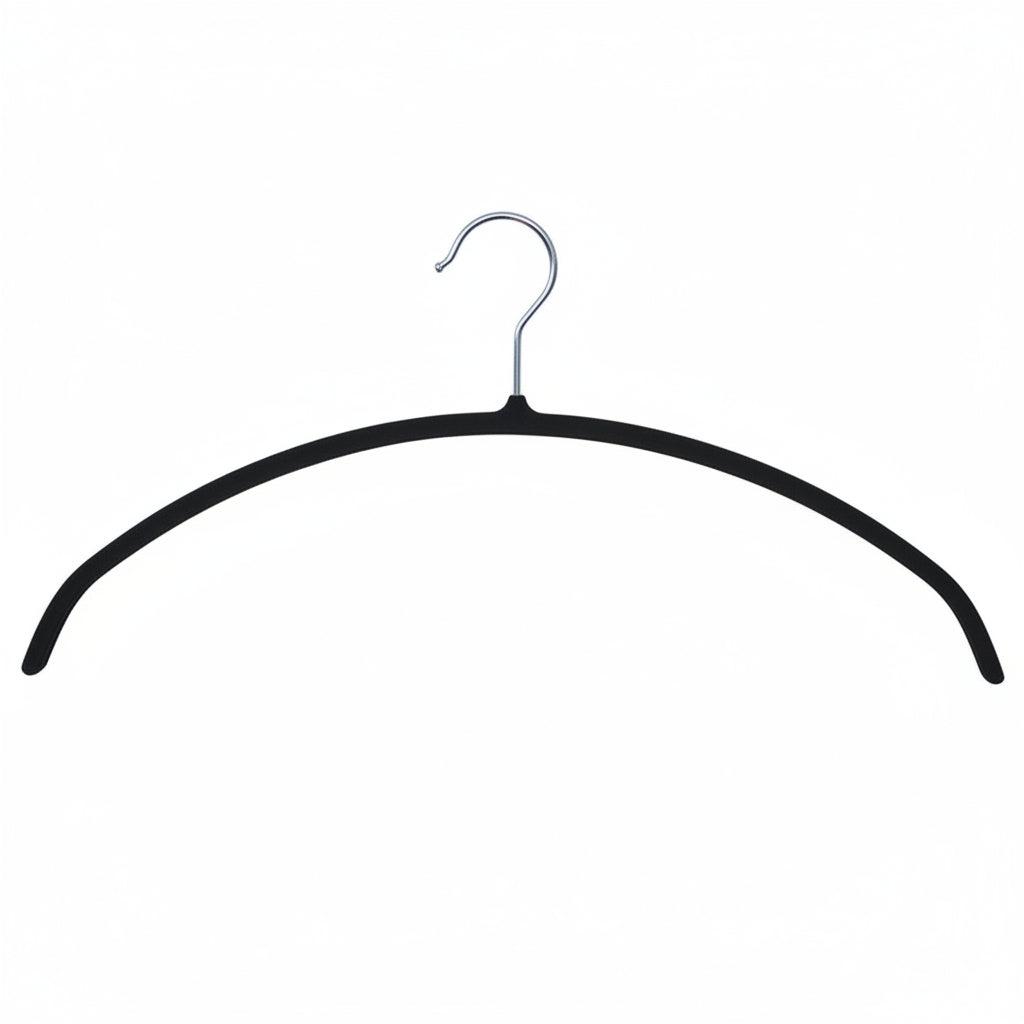 Strikbøjle, women & junior, curved, non-slip, with rubber, black, 41 cm. Pack of 10 pcs. Unit price