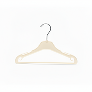 Children's hanger with bar, white, 30 cm