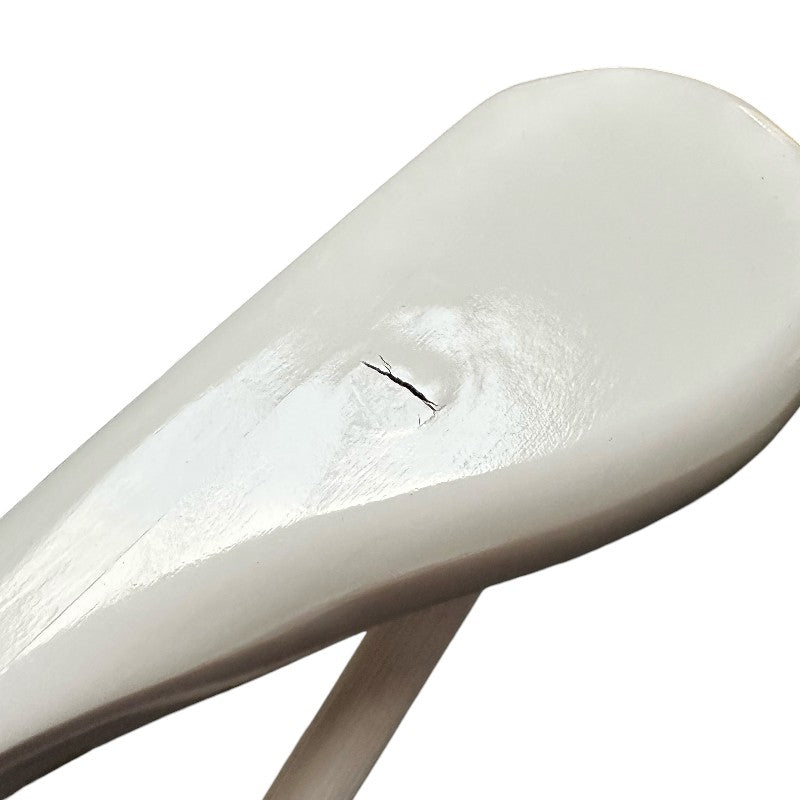 wood hanger, jacket hanger, glossy white 2nd quality
