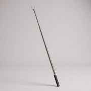 Adjustable bracket catch, aluminum, 77-170 cm. Metal fork and hanging hook.