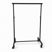 Garment Rack - Small Black - Luxury. W 100-161 (hanger extension) x D 50 x H 121-191 cm.