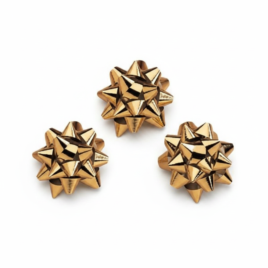 Decorative Stars Ø 35 - Gold - 100 pcs.